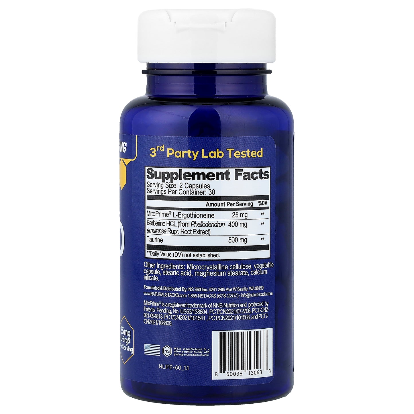 Natural Stacks, NeuroLife™, 60 Vegan Capsules