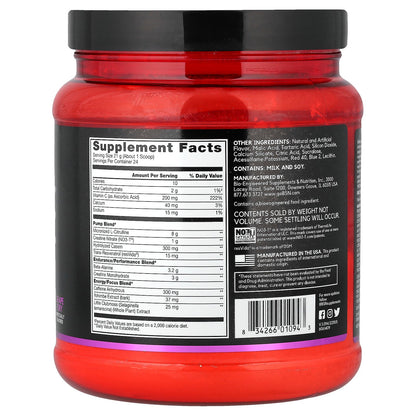 BSN, No-Xplode® VASO, Ultimate Pump Pre-Workout, Grape Fury, 1.11 lb (504 g)