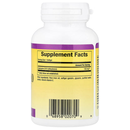 Natural Factors, Coenzyme Q10, 100 mg, 30 Softgels