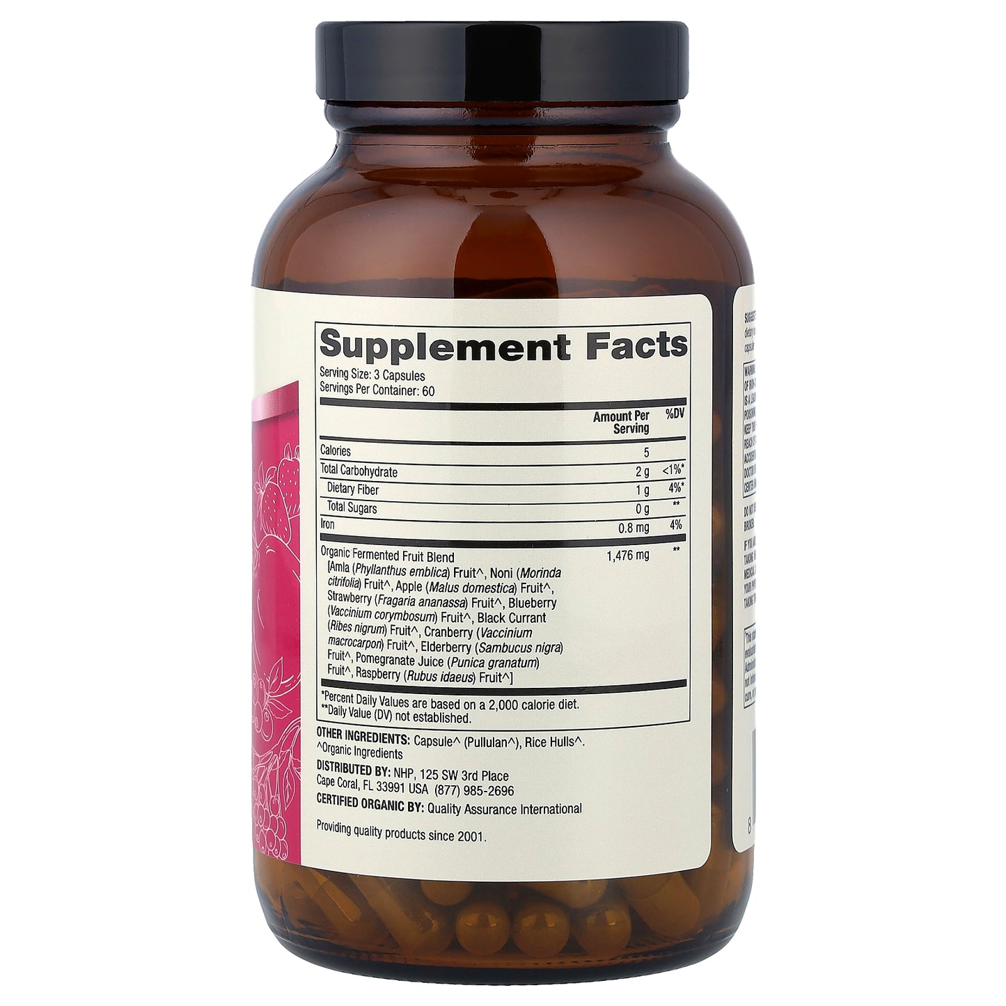 Dr. Mercola, Organic Fermented Fruits, 180 Capsules