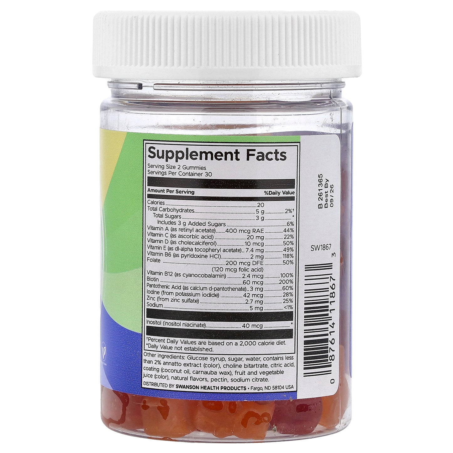 Swanson, Kids Multivitamin Gummies, Mixed Fruit, 60 Gummies