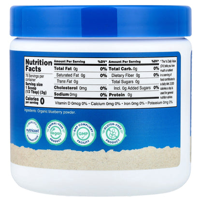 Nutricost, Organic Blueberry Powder, Unflavored, 8.1 oz (227 g)