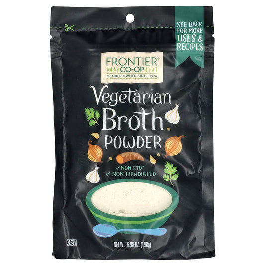 Frontier Co-op, Vegetarian Broth Powder, 6.98 oz (198 g)