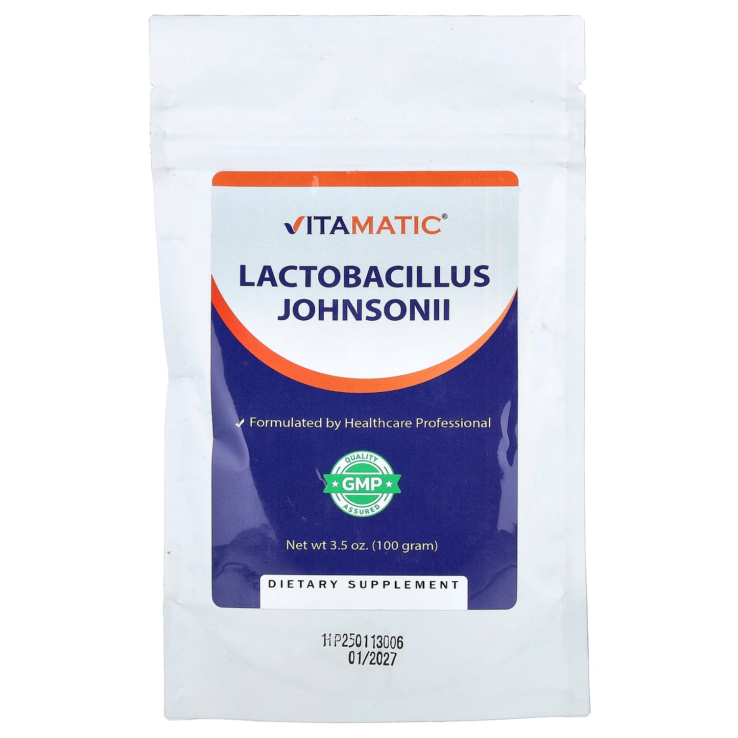Vitamatic, Lactobacillus Johnsonii, 3.5 oz (100 g)