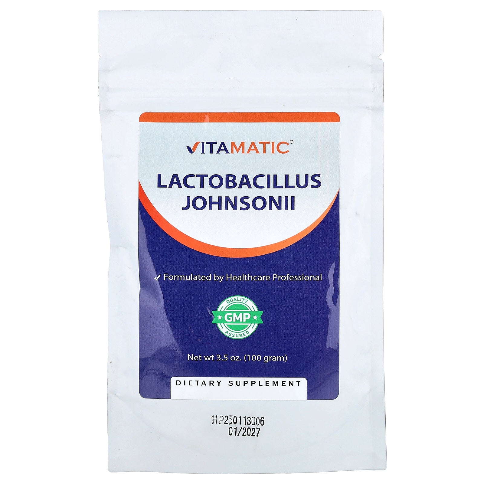 Vitamatic, Lactobacillus Johnsonii, 3.5 oz (100 g)