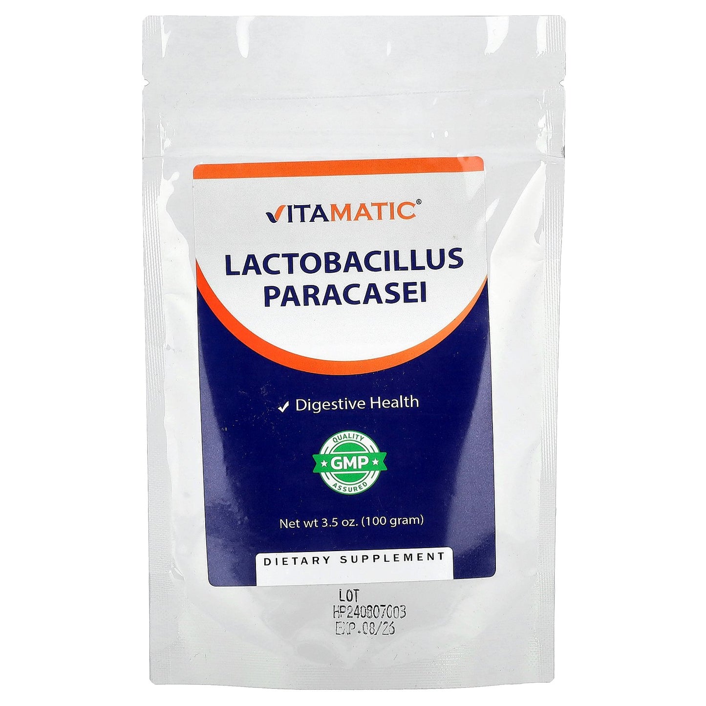 Vitamatic, Lactobacillus Paracasei, 3.5 oz (100 g)