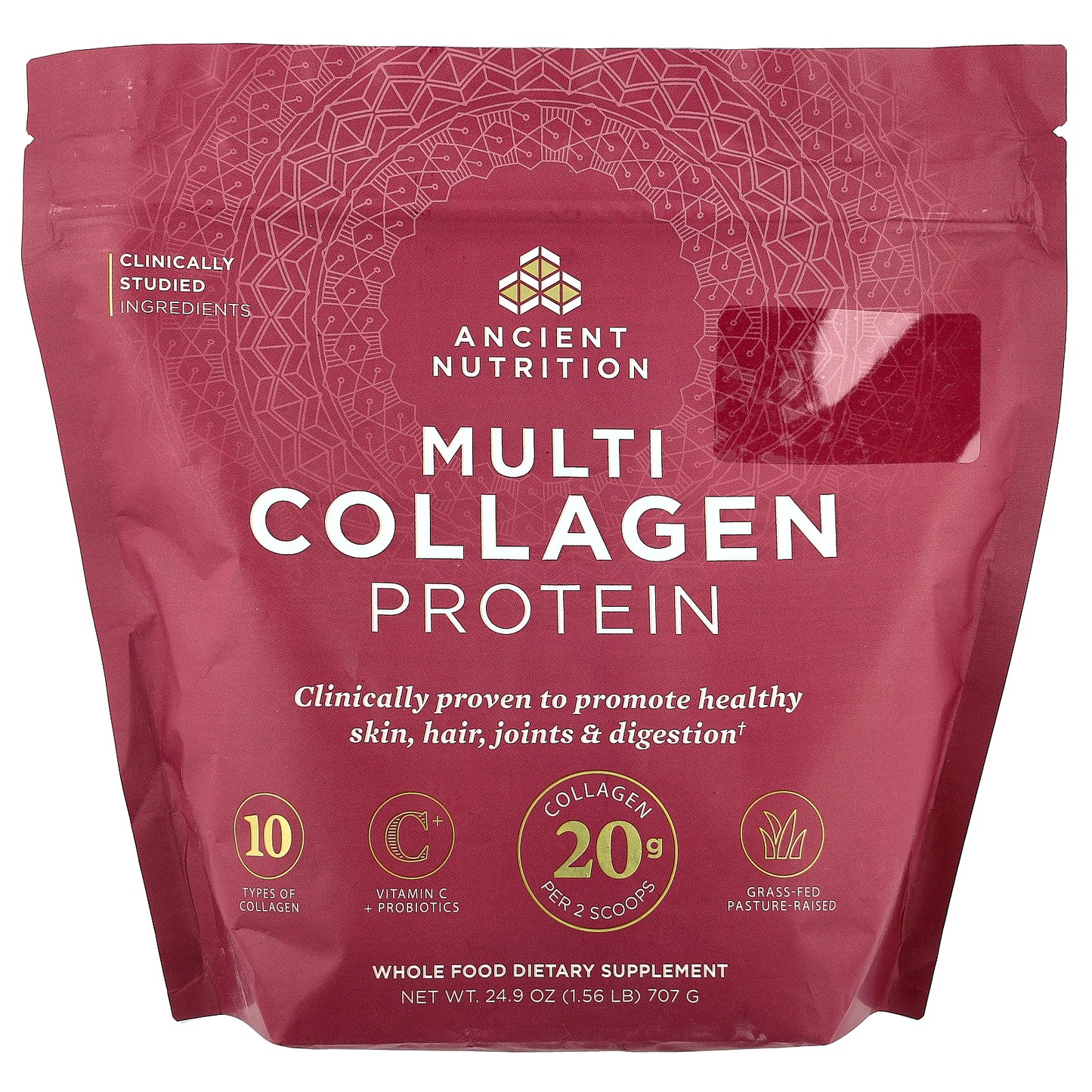 Ancient Nutrition, Multi Collagen Protein, 1.56 lb (707 g)