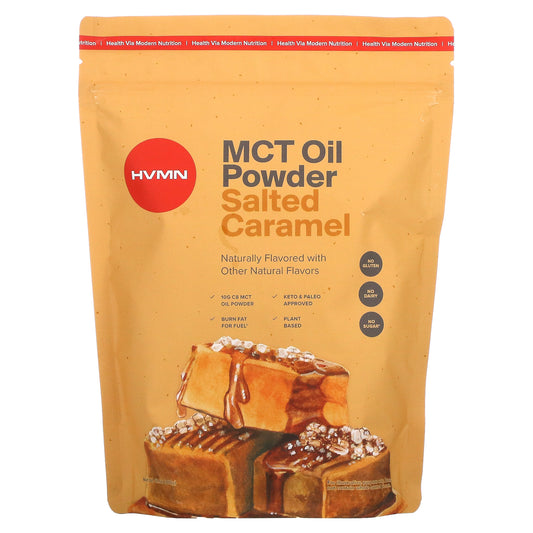 HVMN, MCT Oil Powder, Salted Caramel, 10.5 oz (300 g)