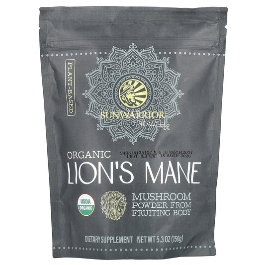 Sunwarrior, Be Well, Organic Lion's Mane, 5.3 oz (150 g)
