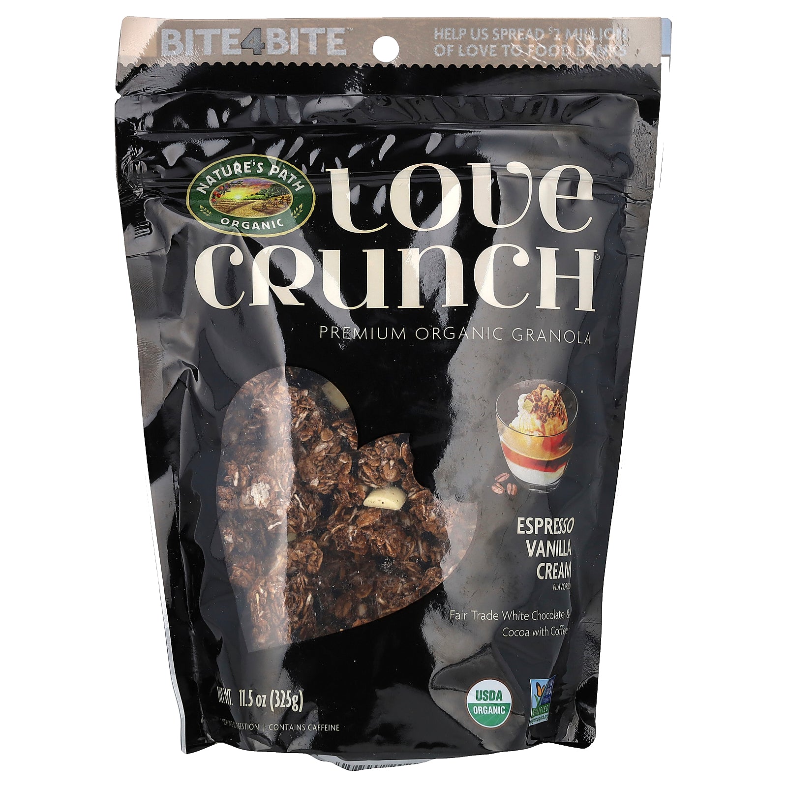 Nature's Path, Love Crunch®, Premium Organic Granola, Espresso Vanilla Cream, 11.5 oz (325 g)