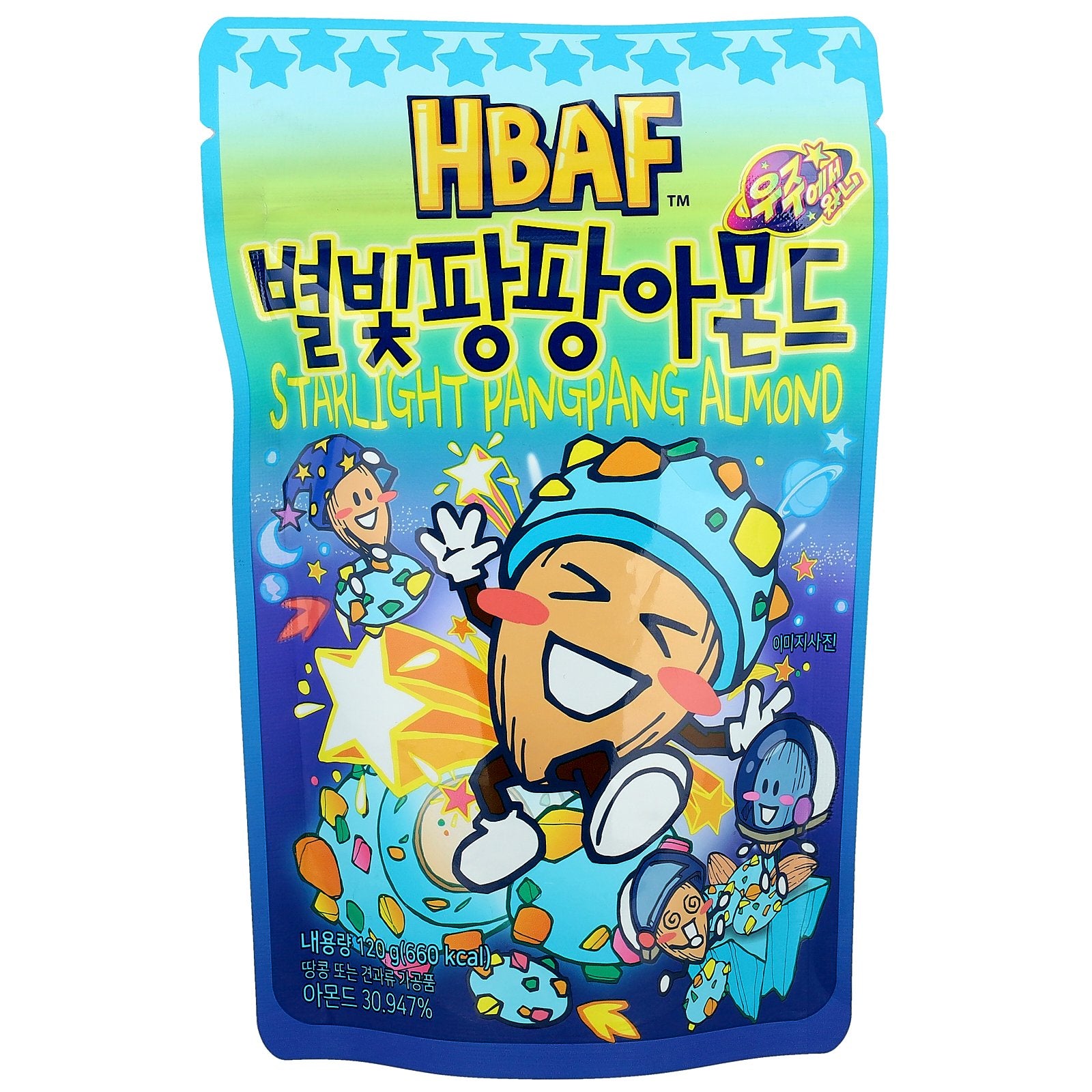 HBAF, Starlight Pangpang Almond, 120 g