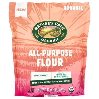 Nature's Path, Organic All-Purpose Flour, Unbleached, 32 oz (907 g)