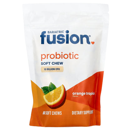 Bariatric Fusion, Probiotic Soft Chew, Orange Tropical, 60 Soft Chews