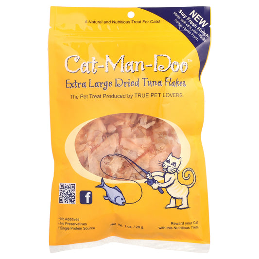 Cat-Man-Doo, Extra Large Dried Tuna Flakes, For Cats, 1 oz (28 g)