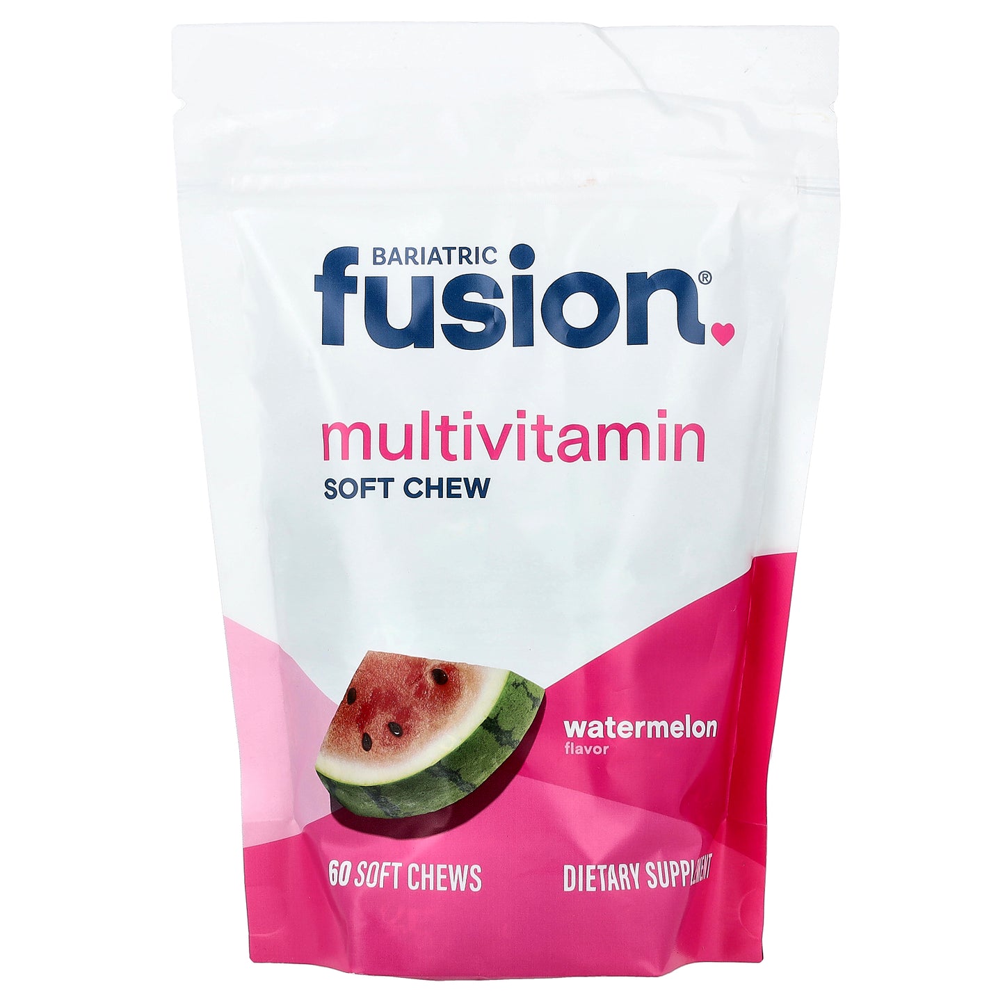 Bariatric Fusion, Multivitamin Soft Chew, Watermelon, 60 Soft Chews