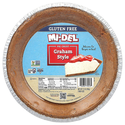 Mi-Del Cookies, Pie Crust, Graham Style, 7.1 oz (200 g)