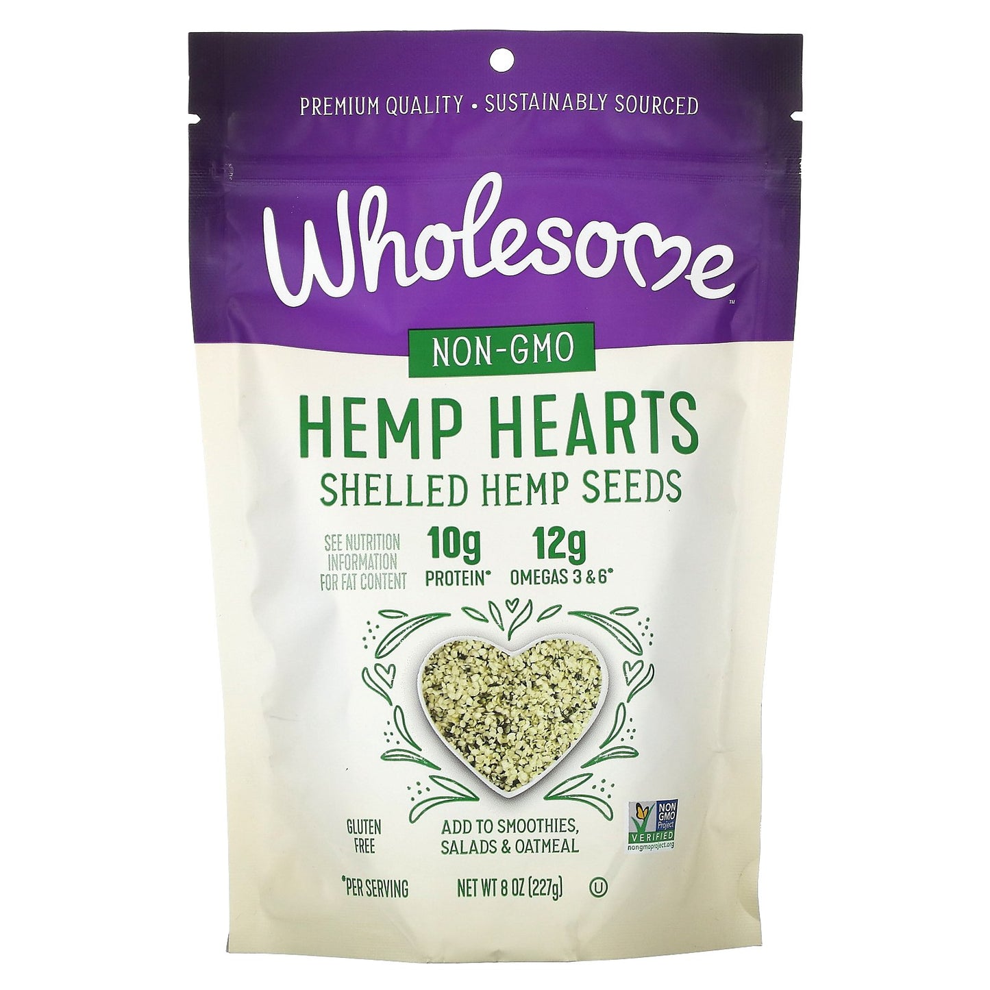 Wholesome Sweeteners, Hemp Hearts, Shelled Hemp Seeds, 8 oz (227 g)