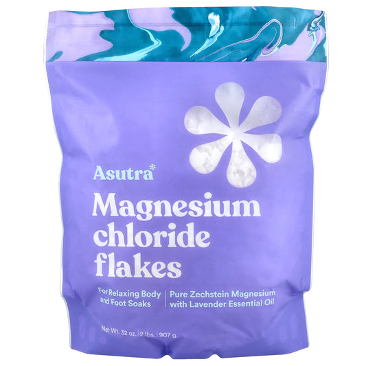 Asutra, Magnesium Chloride Flakes, 32 oz (907 g)