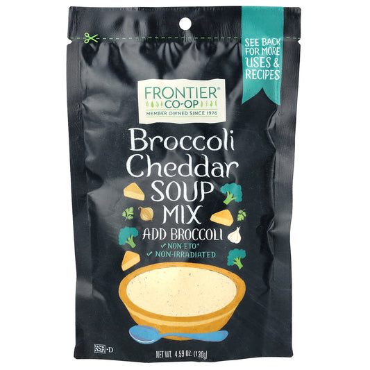 Frontier Co-op, Broccoli Cheddar Soup Mix, 4.59 oz (130 g)