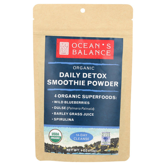 Ocean's Balance, Organic Daily Detox Smoothie Powder, 4 oz (113 g)