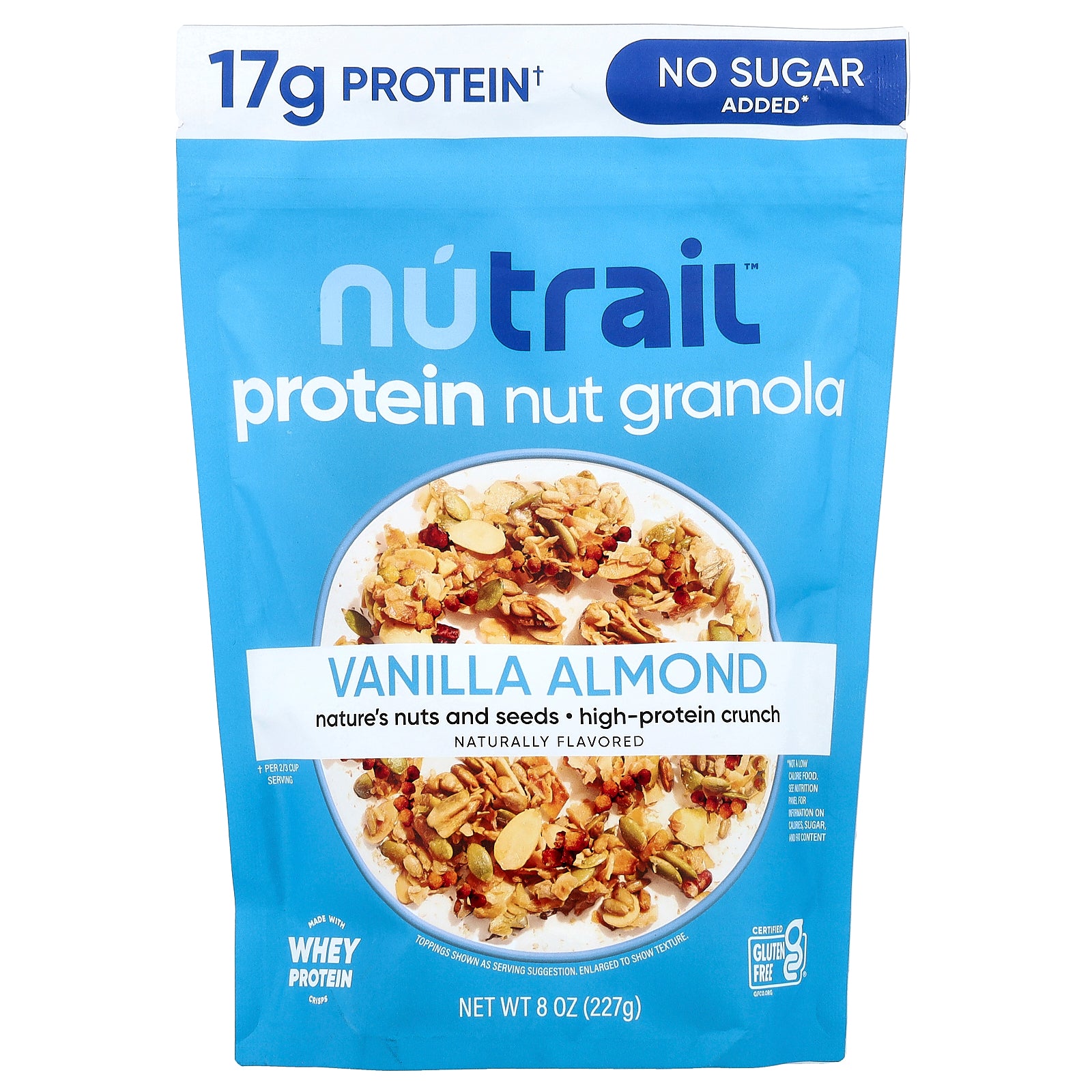 NuTrail, Protein Nut Granola, Vanilla Almond, 8 oz (227 g)