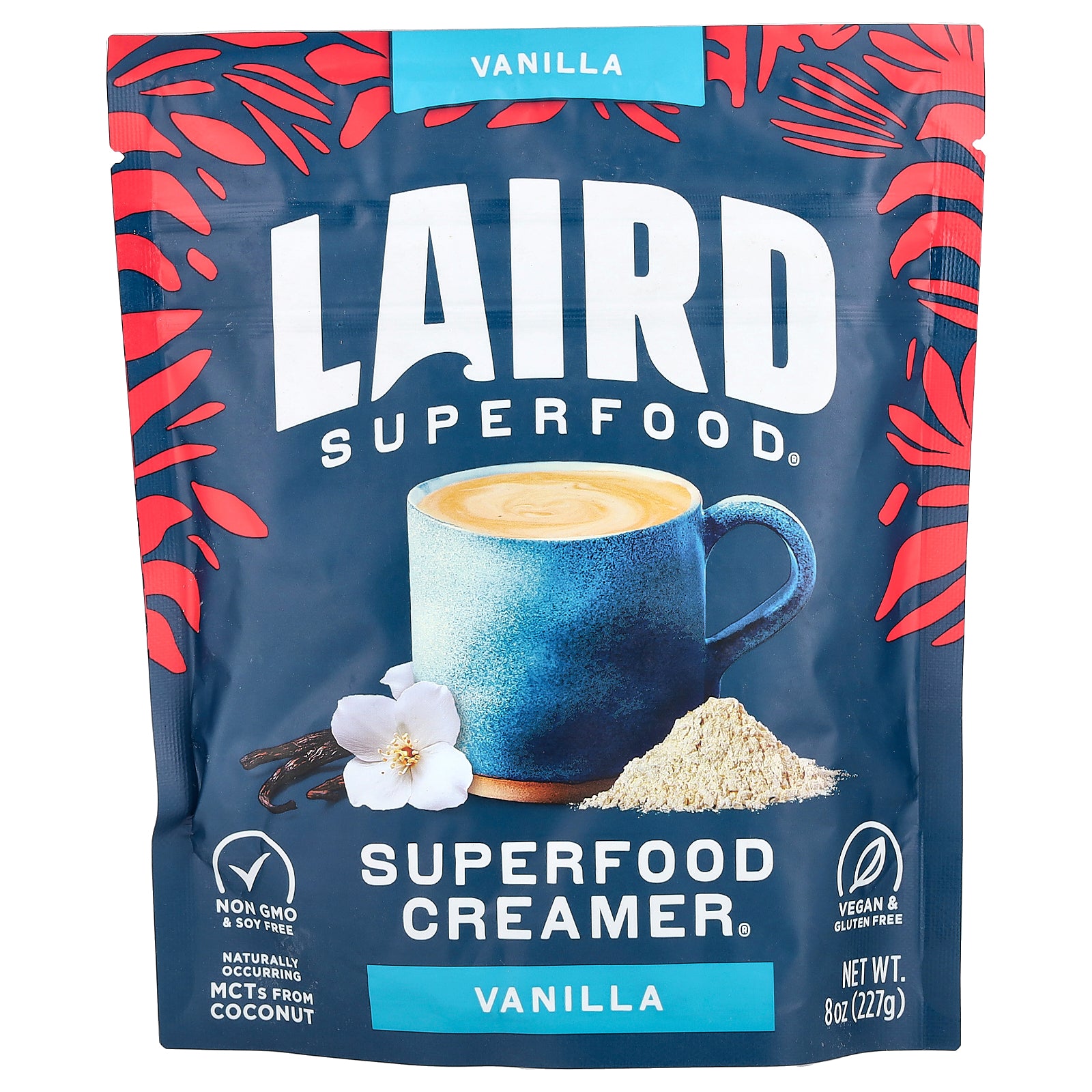 Laird Superfood, Superfood Creamer®, Vanilla, 8 oz (227 g)