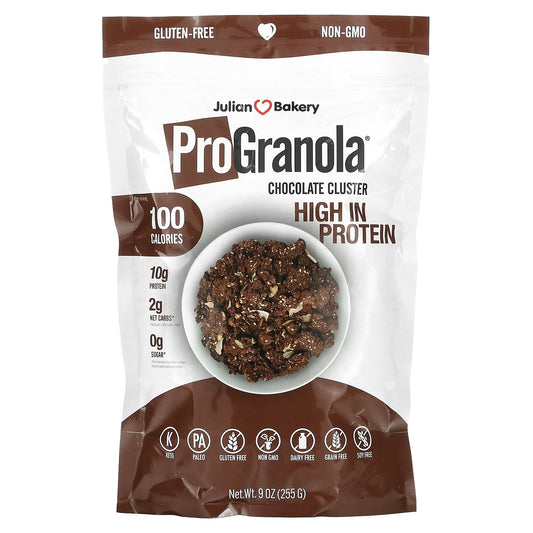 Julian Bakery, Pro Granola, Chocolate Cluster, 9 oz (255 g)