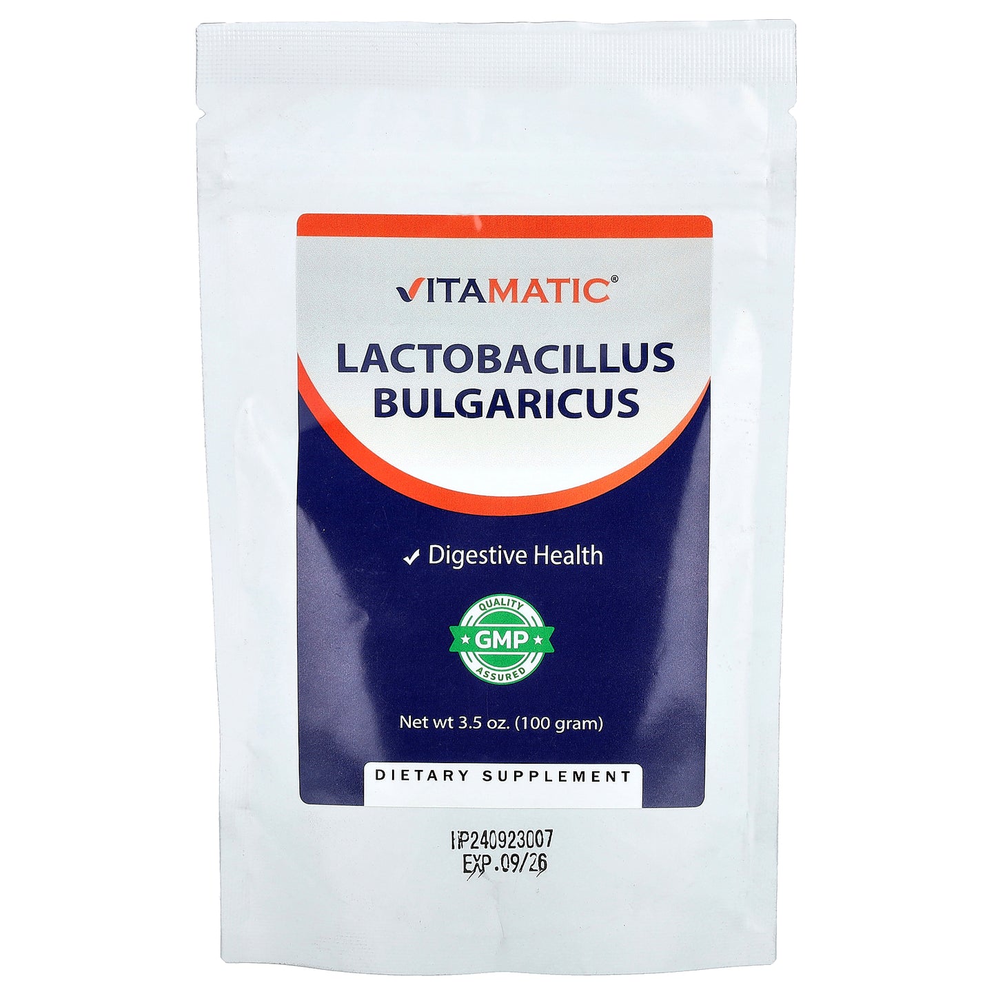 Vitamatic, Lactobacillus Bulgaricus, 3.5 oz (100 g)