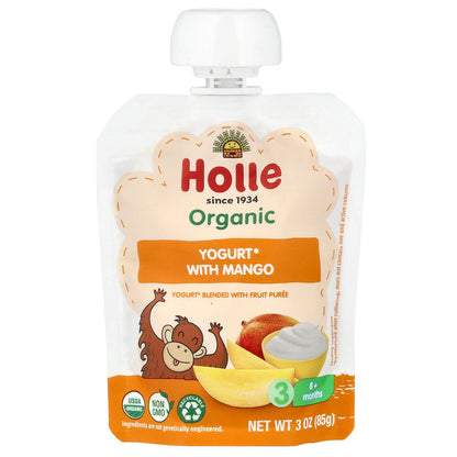 Holle, Organic Yogurt With Mango, 8+ Months, 3 oz (85 g)