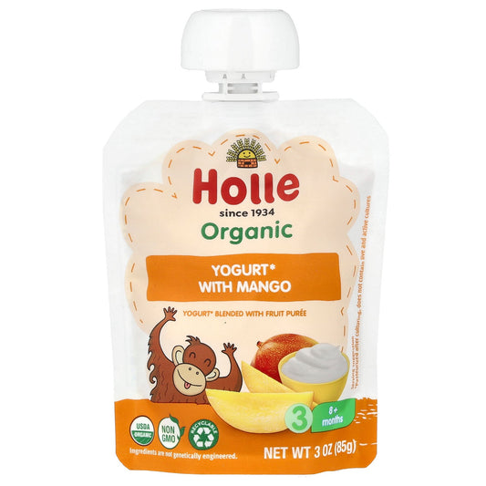 Holle, Organic Yogurt With Mango, 8+ Months, 3 oz (85 g)