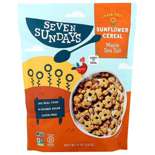Seven Sundays, Sunflower Cereal, Maple Sea Salt, 8 oz (227 g)
