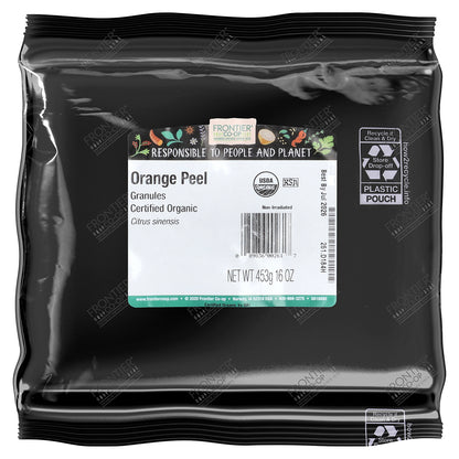 Frontier Co-op, Organic Orange Peel Granules, 16 oz (453 g)