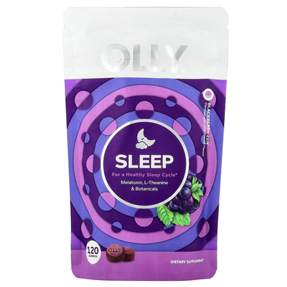 OLLY, Sleep Gummies, Blackberry Zen, 120 Gummies