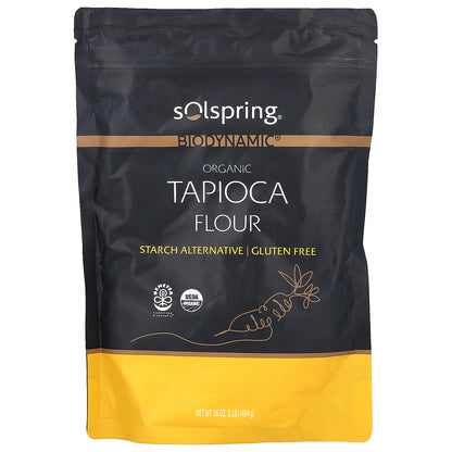 Dr. Mercola, Solspring®, Biodynamic®, Organic Tapioca Flour, 16 oz (454 g)