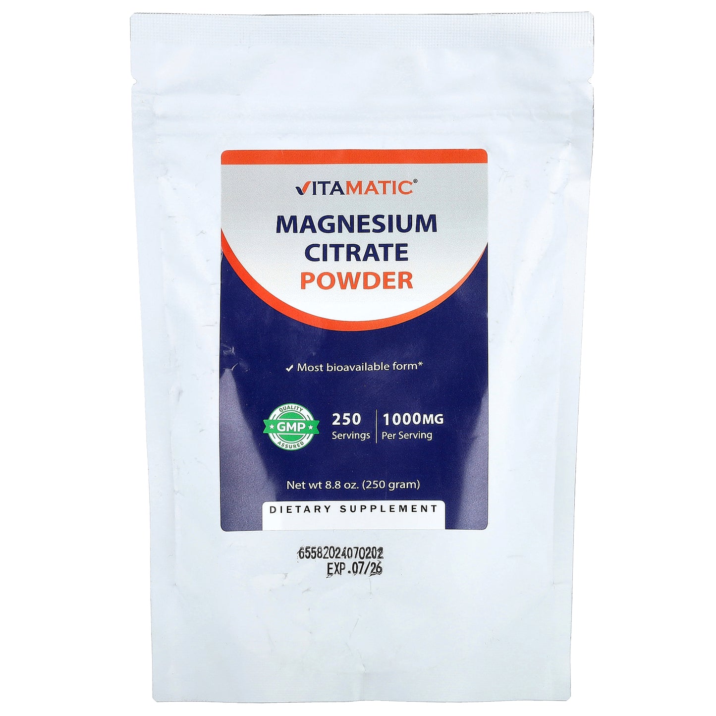 Vitamatic, Magnesium Citrate Powder, 8.8 oz (250 g)