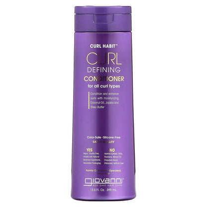 Giovanni, Curl Defining Conditioner, For All Curl Types, 13.5 fl oz (399 ml)