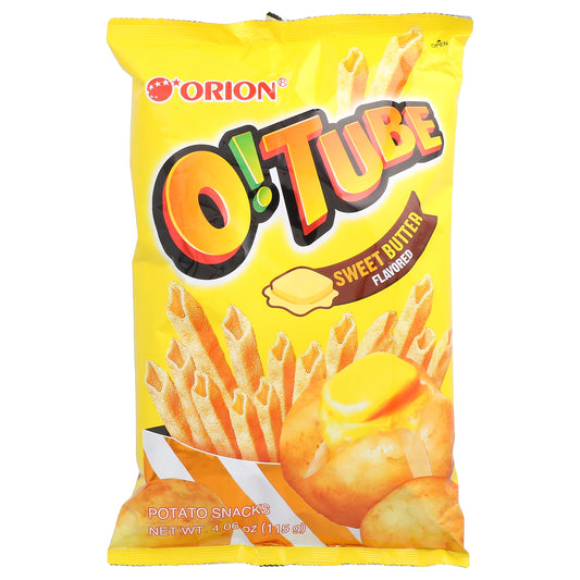 Orion, O! Tube, Potato Snacks, Sweet Butter, 4.06 oz (115 g)