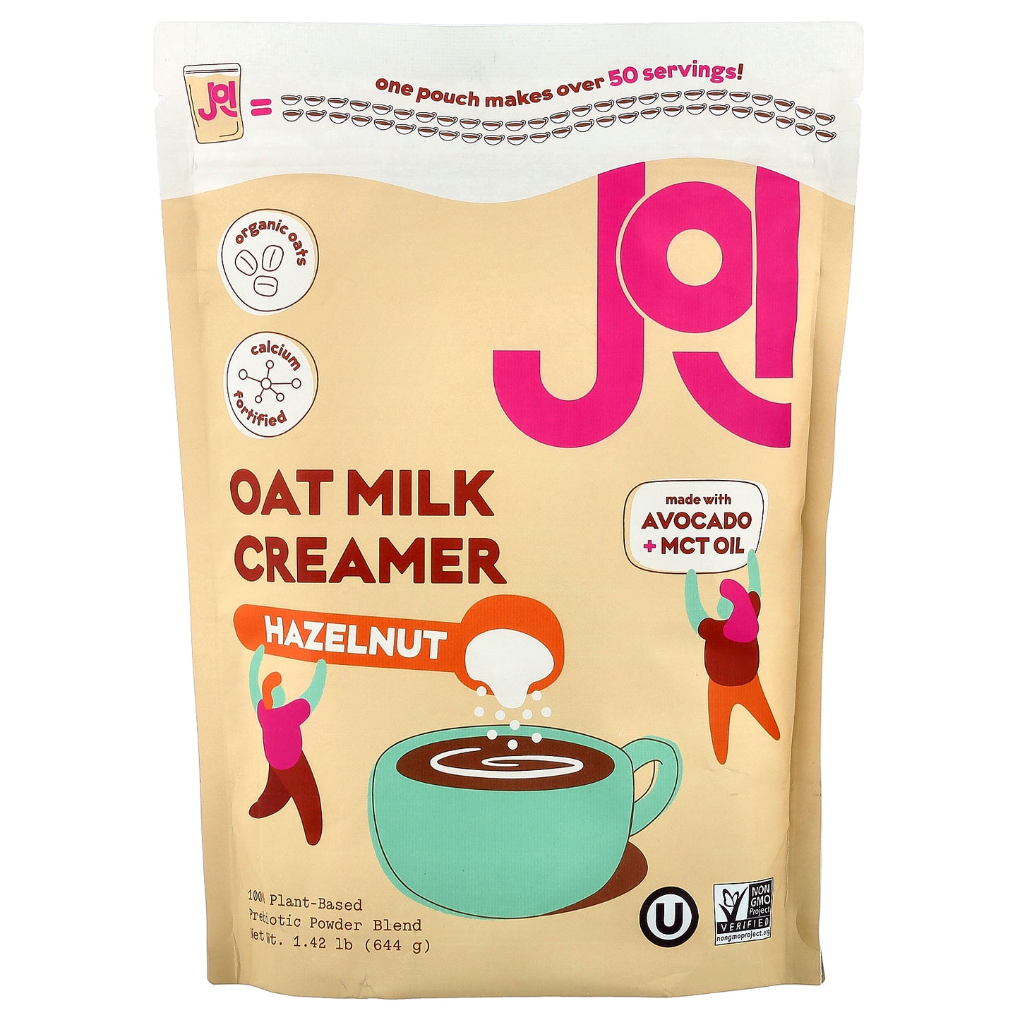 JOI, Oat Milk Creamer, Hazelnut, 1.42 lb (644 g)