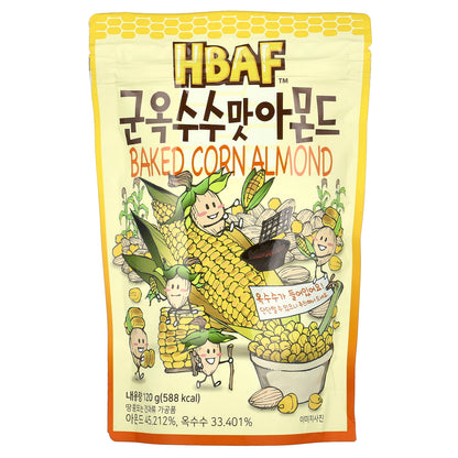 HBAF, Baked Corn Almond, 4.23 oz (120 g)