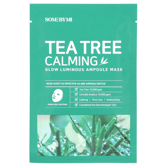 SOME BY MI, Tea Tree Calming, Glow Luminous Ampoule Beauty Mask, 1 Sheet Mask, 0.88 oz (25 g)