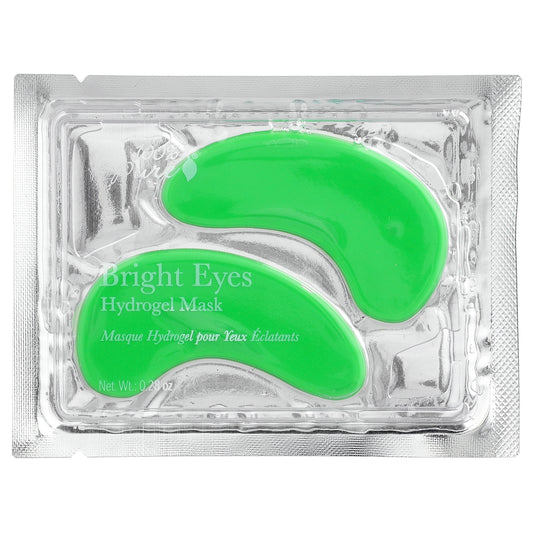 100% PURE, Bright Eyes, Hydrogel Eye Mask, 1 Pair, 0.28 oz