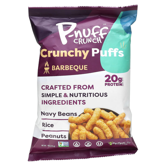 P-Nuff, Crunch, Crunchy Puffs, Barbeque, 4 oz (113 g)