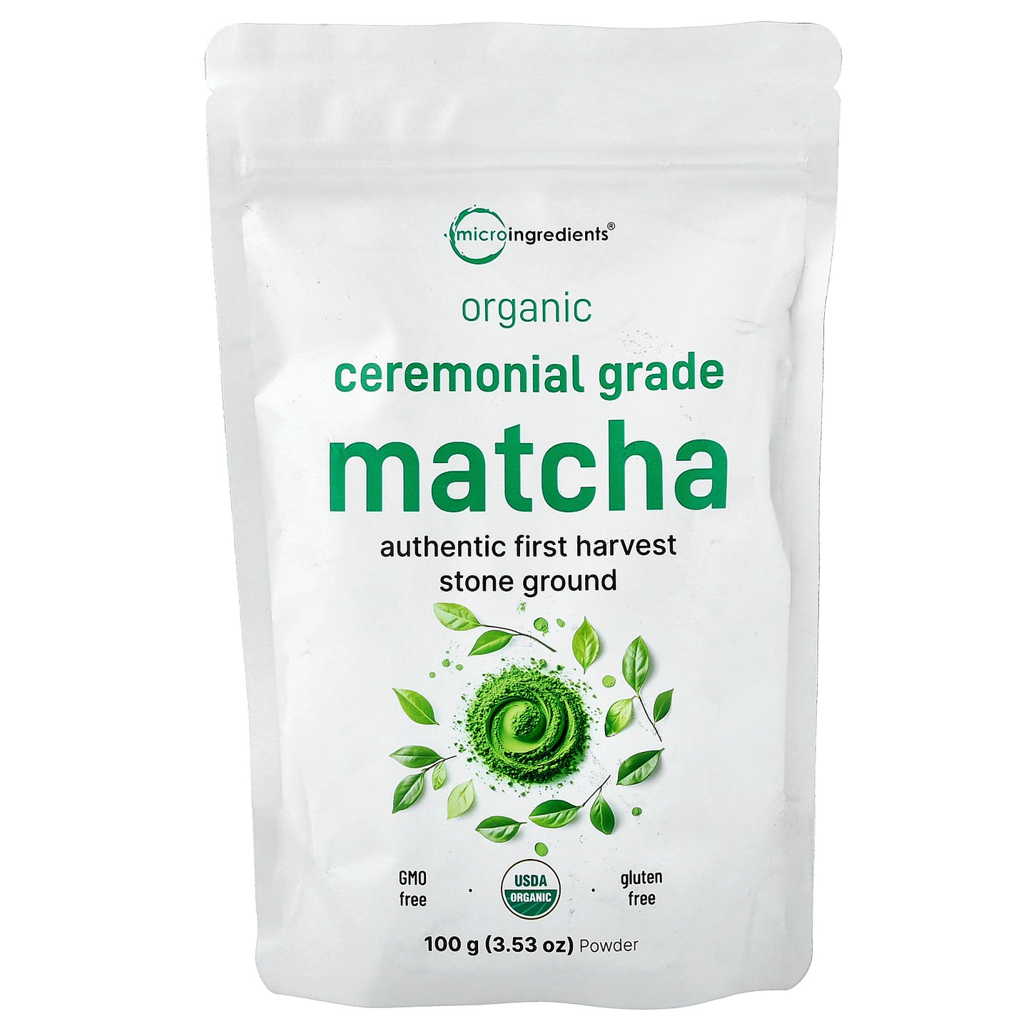 Micro Ingredients, Organic Ceremonial Grade Matcha Powder, 3.53 oz (100 g)