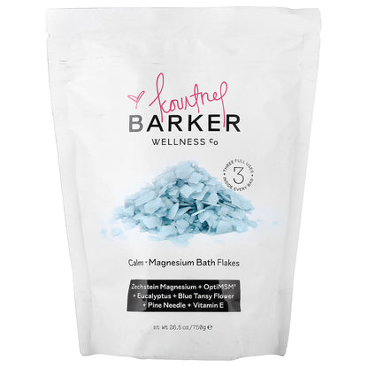 Barker Wellness Co, Calm, Magnesium Bath Flakes, 26.5 oz (750 g)