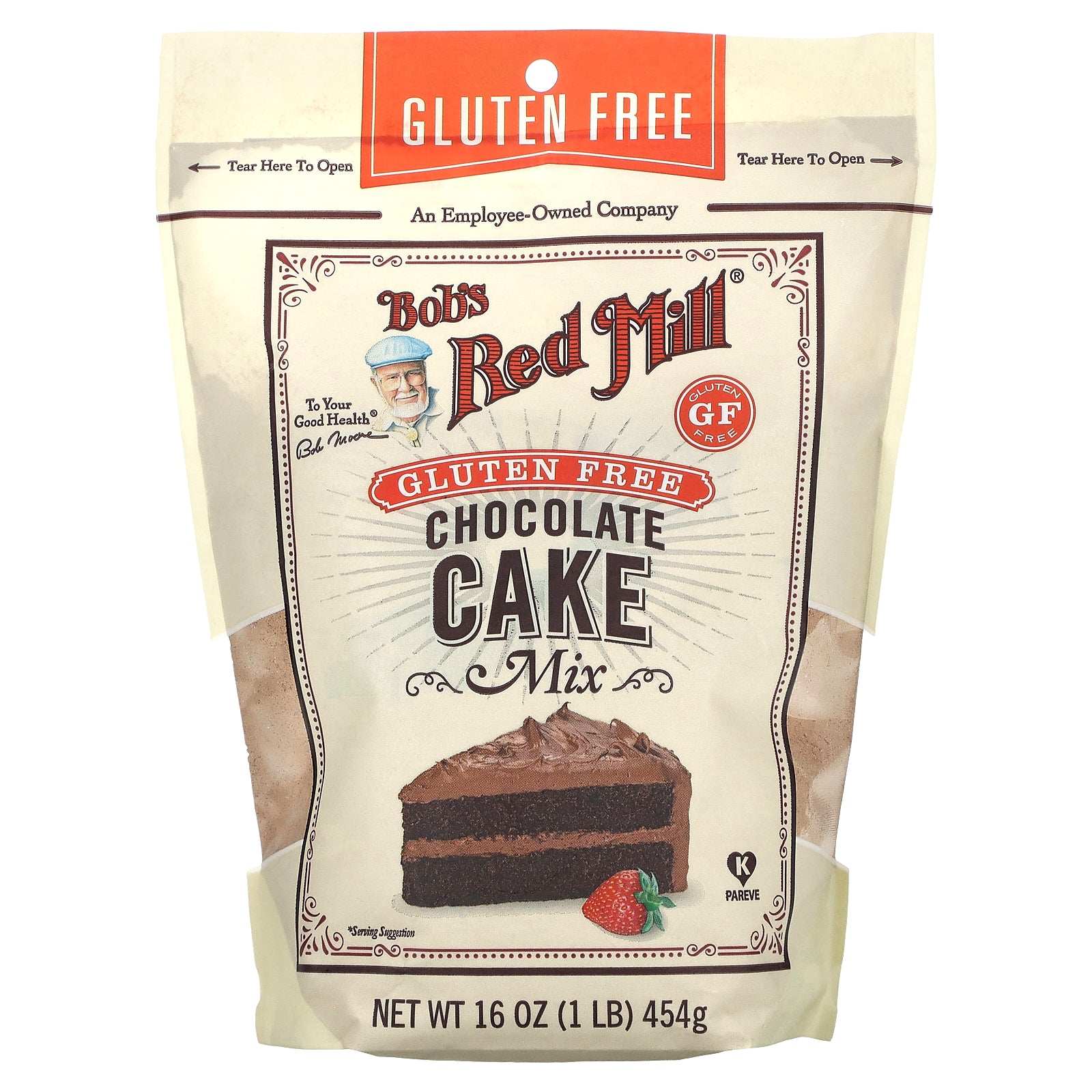 Bob's Red Mill, Gluten Free Chocolate Cake Mix, 16 oz (454 g)