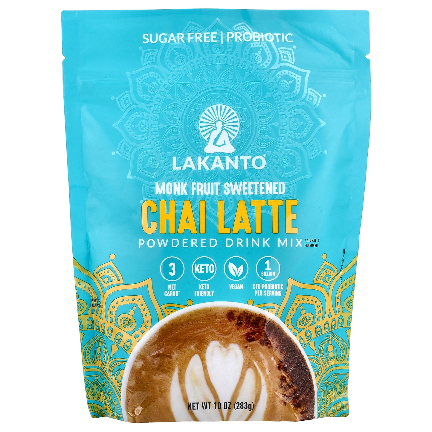 Lakanto, Chai Latte, Powdered Drink Mix, 10 oz (283 g)