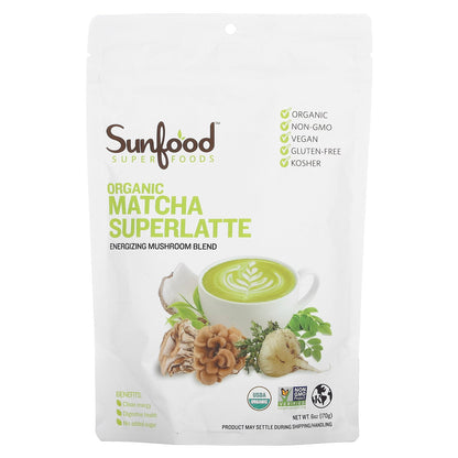 Sunfood, Organc Matcha Superlatte, 6 oz (170 g)