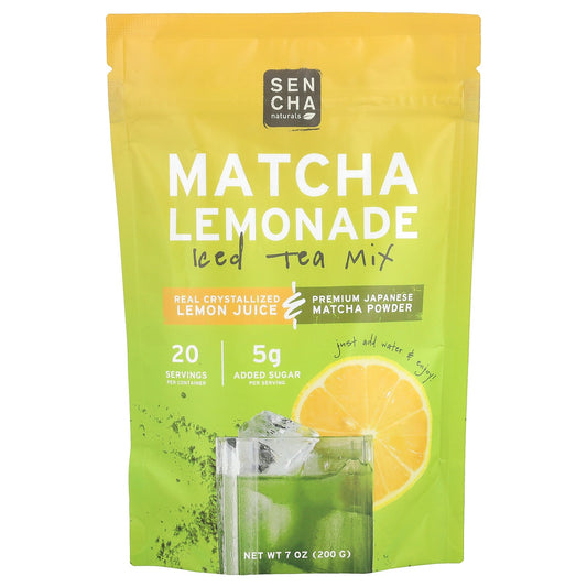 Sencha Naturals, Matcha Lemonade Iced Tea Mix, 7 oz (200 g)