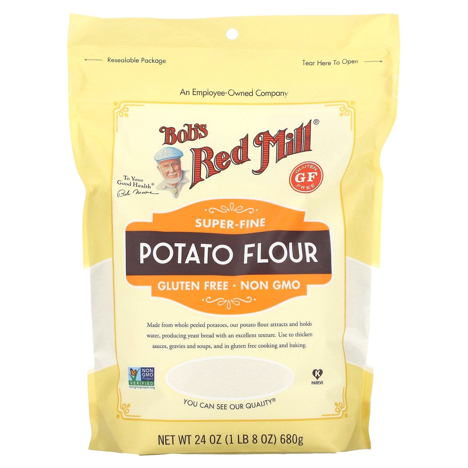 Bob's Red Mill, Super-Fine Potato Flour, 1 lb 8 oz (680 g)