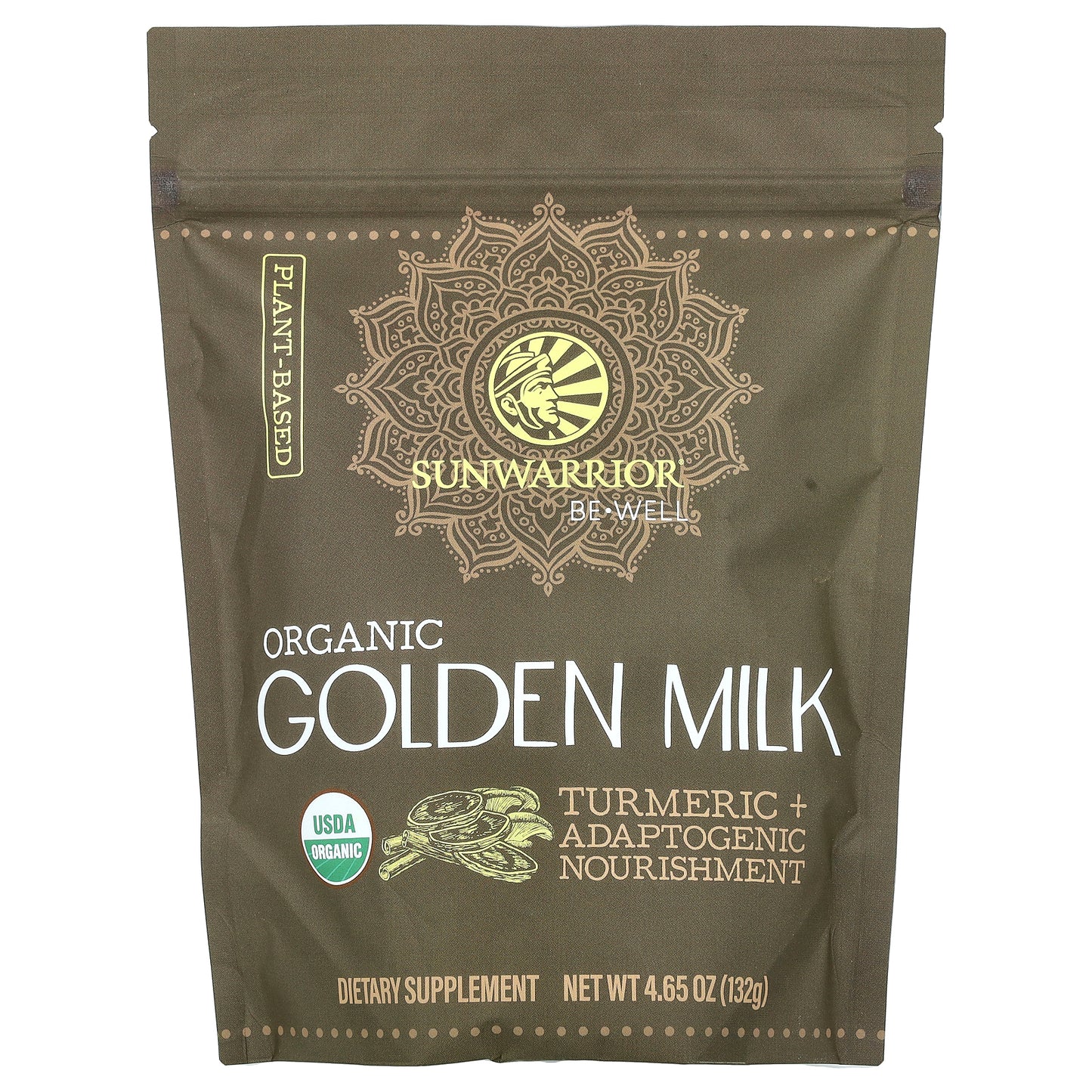 Sunwarrior, Organic Golden Milk, 4.65 oz (132 g)